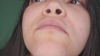 Small nose fetish, I breathe deeply, my nostrils open, I experience pleasurable sensations