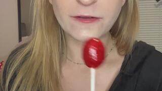 Slow & Naughty Lollipop Tease—Wet Oral Fetish