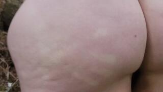 BBW ThirstyElowyn twerks and dirty talk in FOREST