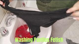 Washing Panties Fetish