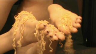 My Dirty VHS Diary: Mistress Ravena and Marilou Crushing Spaghetti