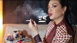 Perfume and cigarettes: a Marlboro red and Fragonard