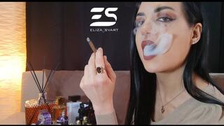 Perfume and cigarettes: a Marlboro leaf cigarillo and Lattafa