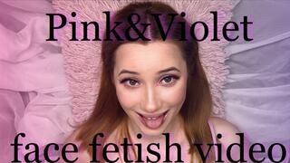 Pink&Violet Make up fetish video