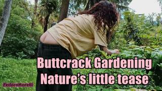 Buttcrack Gardening – Nature’s little tease
