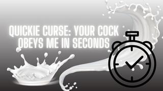 The NLP toolbox: Quickie Curse - Your Cock Obeys Me in seconds