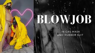 blowjobs in gas mask in rain suit rubber