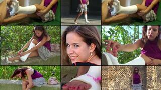 Greta SLWC Cast Application Gimping, Crutching and Foot Play (in HD 1920X1080)