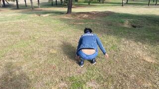 pee in my self in forest