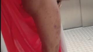 Santa Claus gets naughty in public at christmas !!