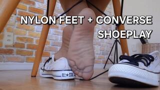 You’ll Crave Every Second of This Nylon Shoeplay Converse