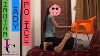 Indian Lady Officer Punishing Prisoner