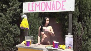 Strip Naked for Charity! Alexa Chains Gives Up Her Clothes for a Good Cause - MP4 1080p