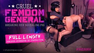 Cruel Femdom General (1HR 45MIN): Smoking Fetish, Toilet Play, Boot Worship, Pegging & Anal Fisting with Mistress Stellina Obscura FULL-LENGTH (1080p)