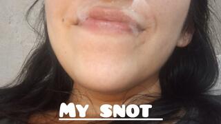 My snot after crying