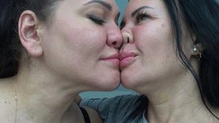 squish each other noses flat 4a