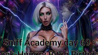 Sniff Academy day 69 : Cock-Hungry Bitch Birthday