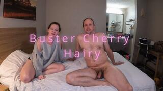 Buster Cherry is back hairy and gives Jacki Love a creampie
