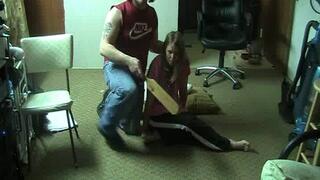 Sarah gets a progressive paddling