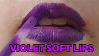 My Lips in Purple – First Time Lipstick Play