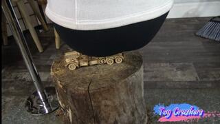 wooden truck butt crush