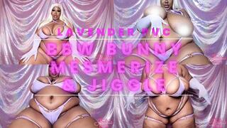 Lavender PVC BBW Bunny Mesmerize and Jiggle
