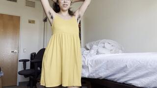 striptease in a dorm room