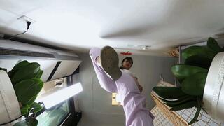 MARTINA POV SNEAKER SOCK DIRTY FEET CRUSH