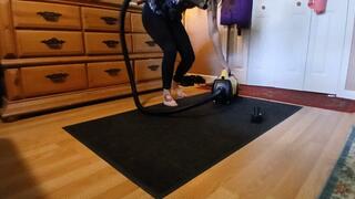Vacuuming Rug Canister Vacuum