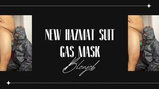 new hazmat suit and gas mask blowjob