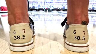 Public shoe licker at the bowling alley (keep my rental shoes clean)!!