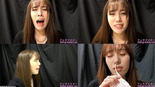 Momo Fukuda - CLOSE-UP of Japanese cute girl SNEEZING sneez-15 - wmv