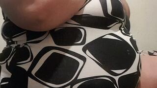 BBW smoking a cigarette