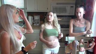 Prego Krystal Gossips And Smokes With Besties!