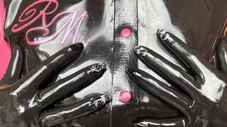 Rubbermissy latex glove asmr