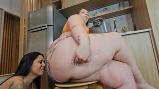 Fart Lovers: Britney and Anitta in the Kitchen of Pleasure - By Britney Hunter - PART 3