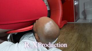 HUMILIATING AND FARTING ON MY BALD SLAVE !! # PART 00,0 # BBW HUMILIATION