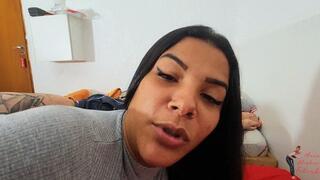 Farting in the mouth, part 1, by PocaH and slave, (cam by Manu) FULL HD
