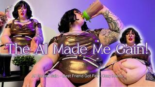The AI Made Me Gain! AI Assistant Secret Weight Gain Sci-Fi Soft Horror Choose Your Own Ending Goddess Glutton