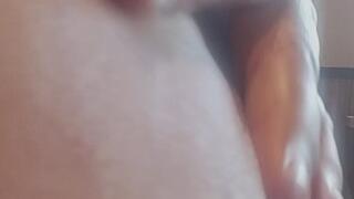 Full belly and getting a shower