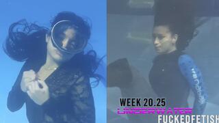 Week 20, 2025 Underwater Compilation 2 clips Peril Masturbation