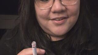 Melody Smokes and Shows Some Skin