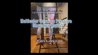 Goddess Gabbie21 Can You Handle My Pressure Multi-color yoga pants (Fan Custom) rear full body