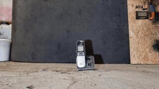 Phone under my Spiked Wellies