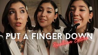 Put a Finger Down Conservative Edition by Devillish Goddess Ileana | Political Play FemdomPOV Findom
