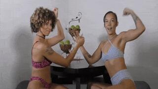 Nahla & Meiko: Armwrestling