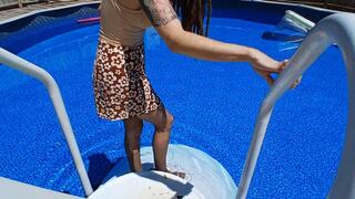 Pantyhose Pool Play