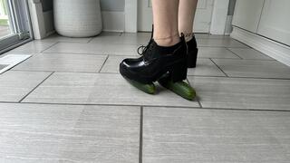 Cucumbers Meet My Platform Oxfords