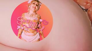 chubby kitty girl makes a mess for you