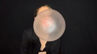 Bubble gum with November rayne in background